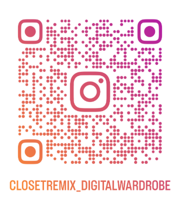 Instagram QR code for @closetremix_digitalwardrobe — scan with your phone camera to follow Closet Remix